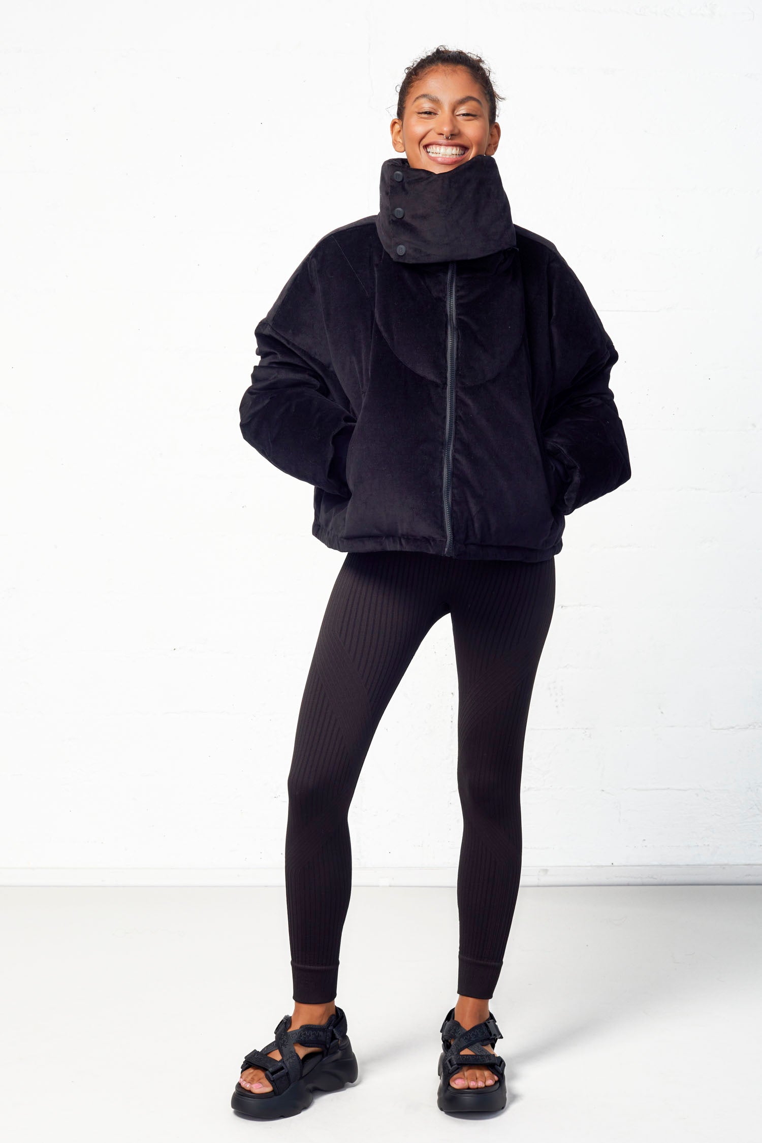 Cassini Cropped Puffer