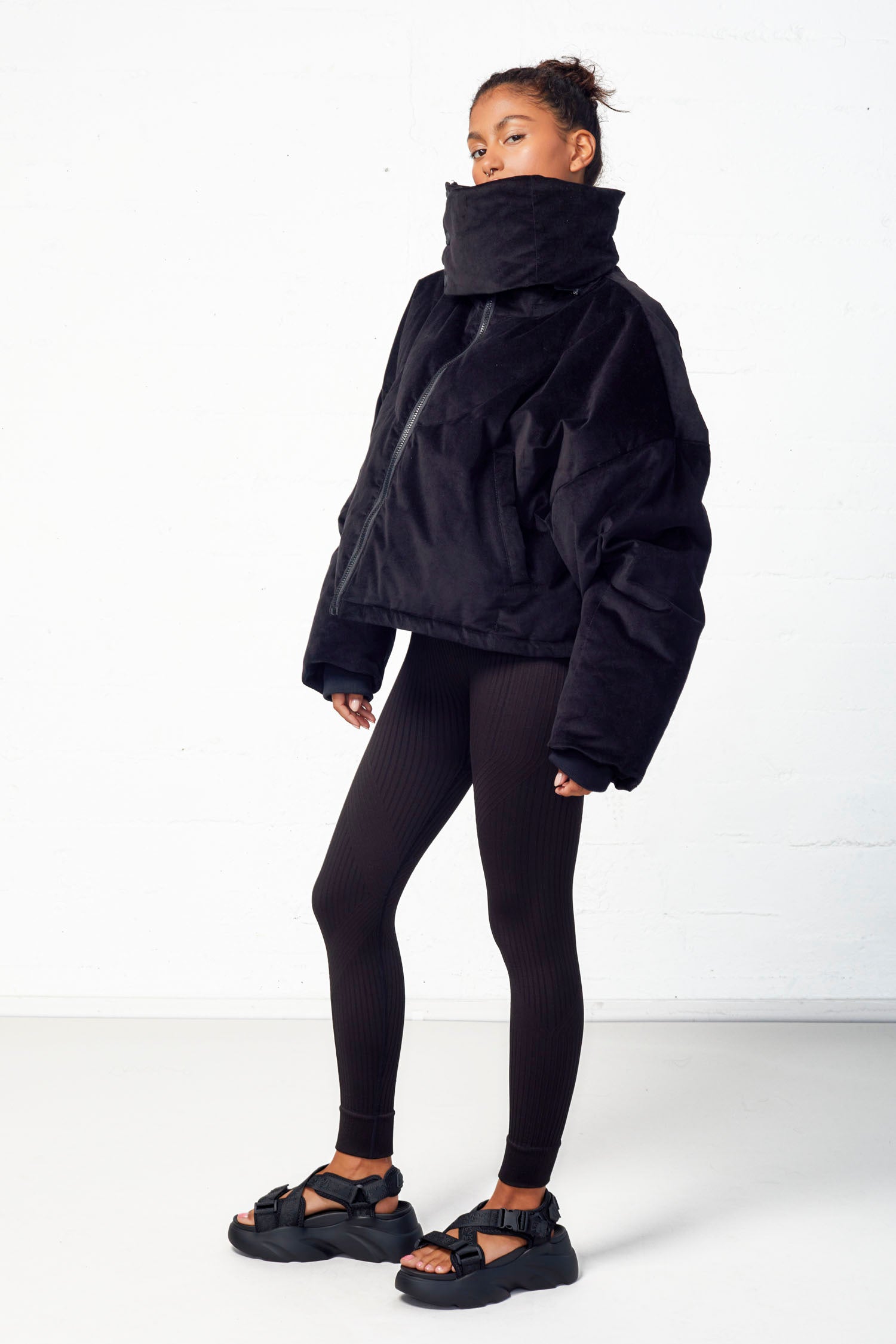 Cassini Cropped Puffer