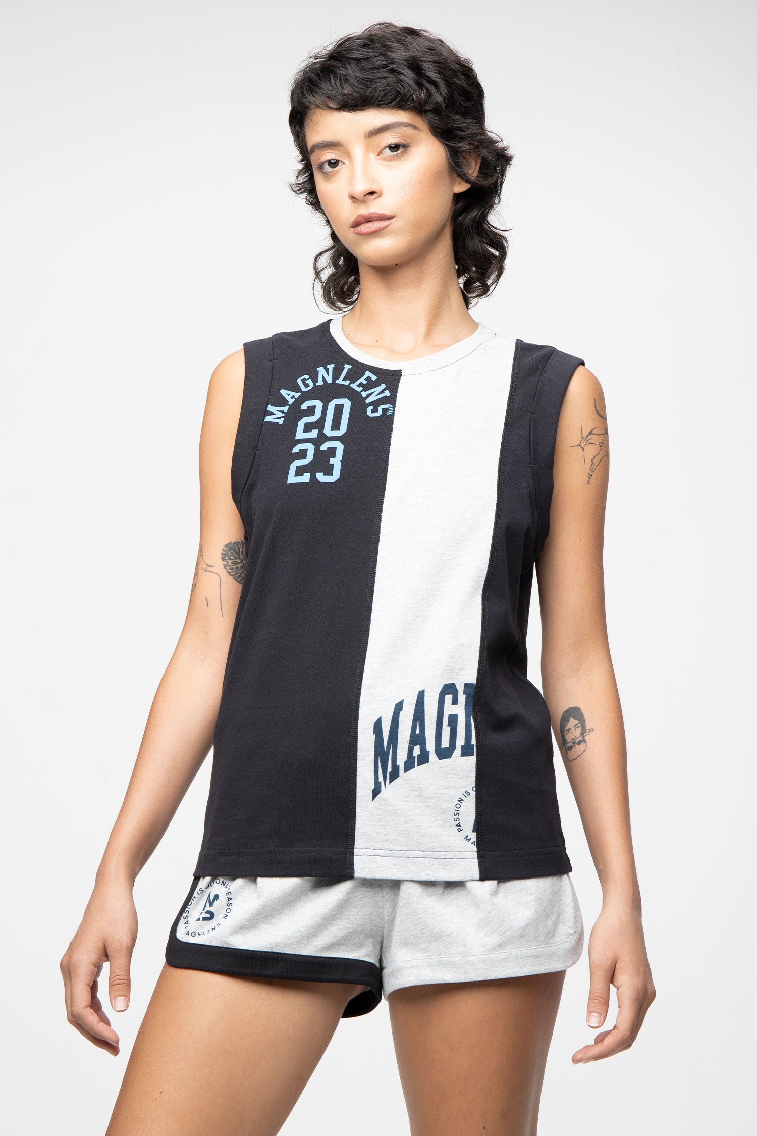 Wyton Spliced Graphic Muscle Tee