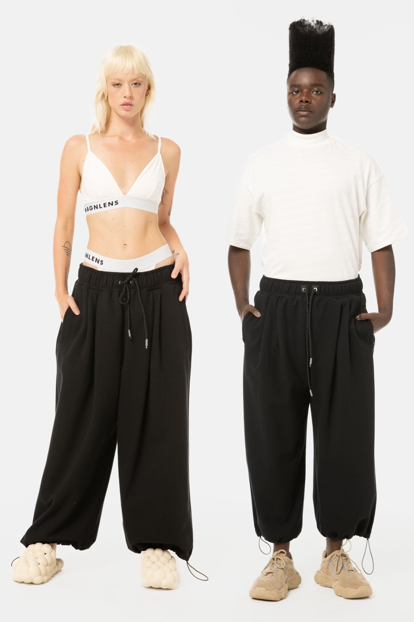 Wide best sale fit sweatpants