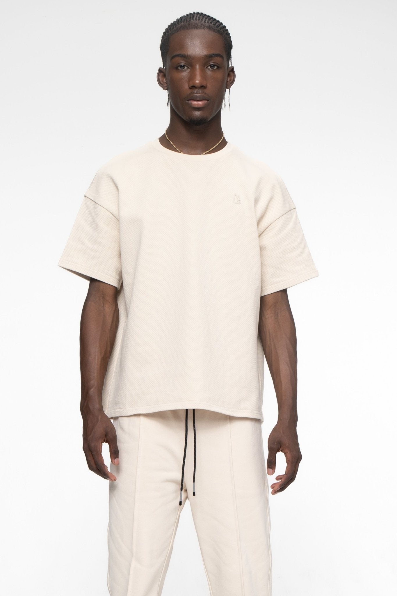 Jacquard Essential Boxy Tee - Magnlens