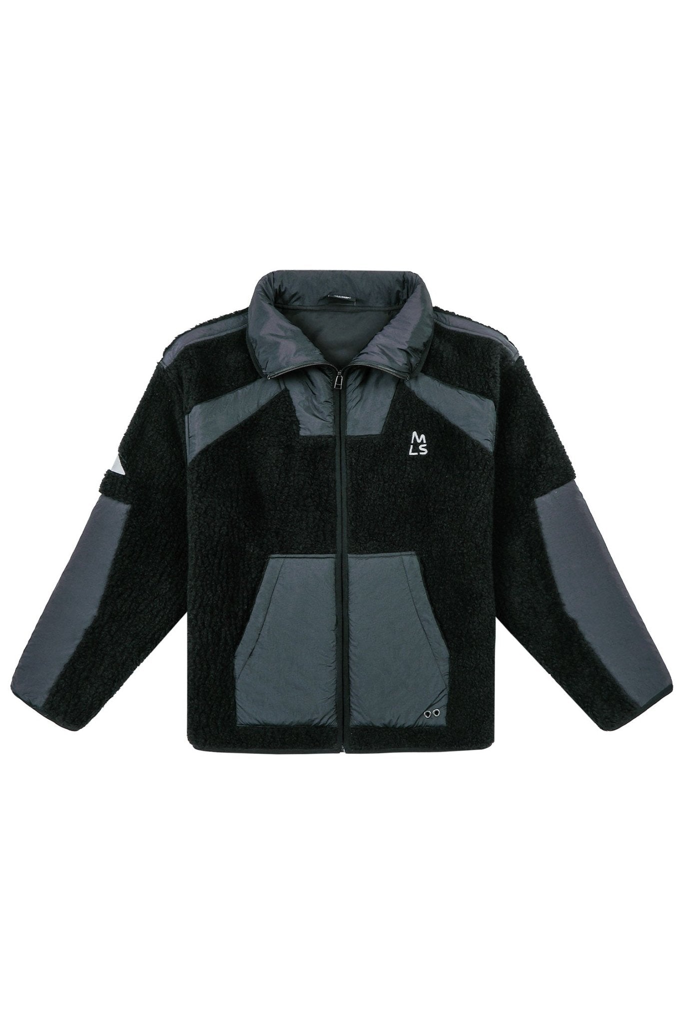 Temple Funnel Neck Polar Fleece Zip-Up - Magnlens